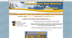 Desktop Screenshot of paroisse-saintpoldeleon.fr